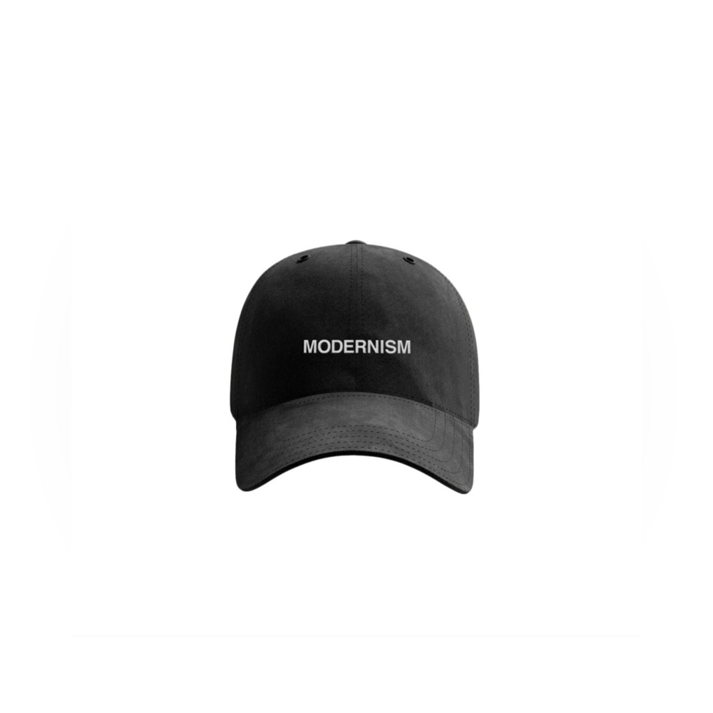 Outsider Supply Modernism black baseball cap hat